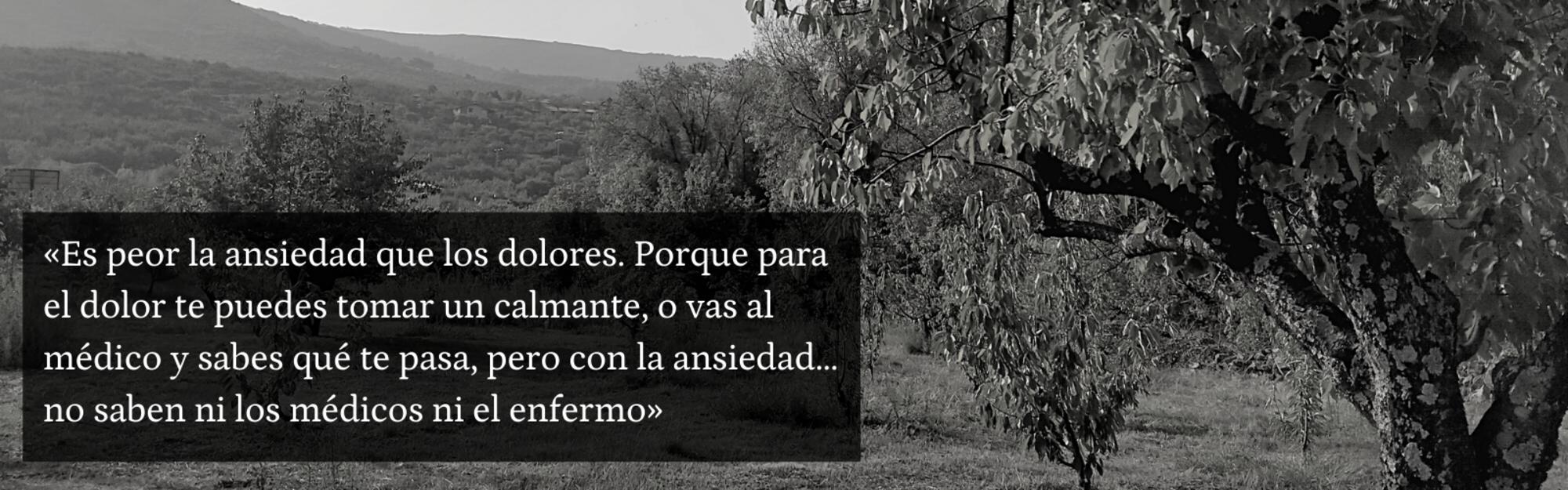 Irene Olmedo ansiedad dolor